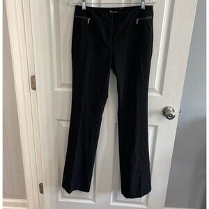 7th Avenue Suiting Collection by New York & Co Black Dress Pants Size 4 Tall